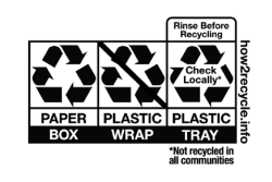 A sample How2Recycle label.