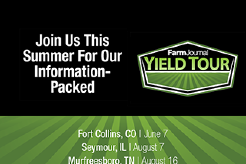 Farm Journal wants to help you address your agronomic management and technology use this season with its 2018 Yield Tour program.