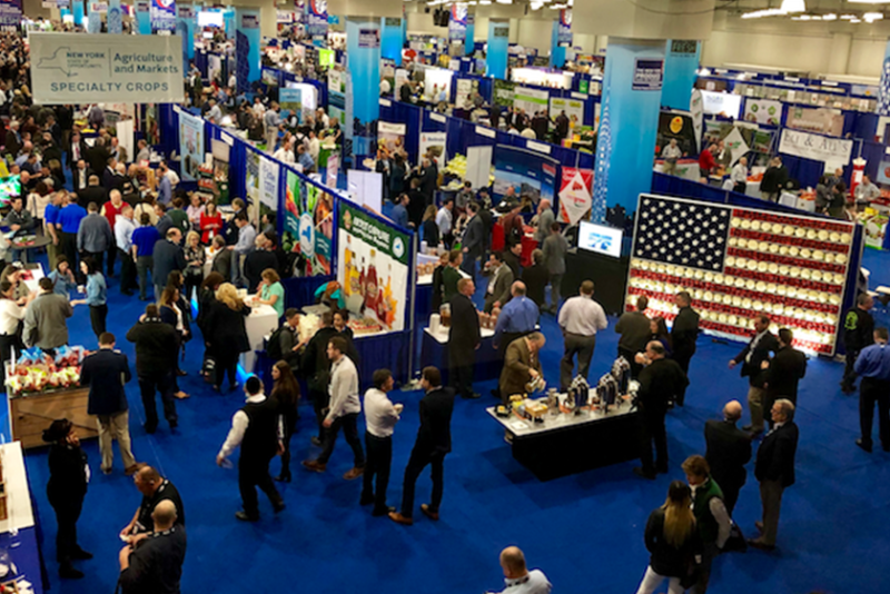 The New York Produce Show's expo floor was packed in 2018.