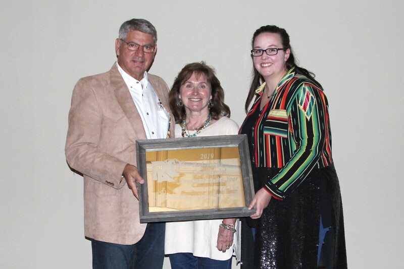 Joe and Marty Bichelmeyer, with Chessie Mitchell