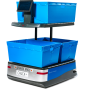 Chuck the robot comes in different configurations, depending on the warehouse tasks it is programmed to performed.