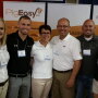 (l-r): Katie, Ross, Karen, Dave, Ben and Mary. Dave, Karen, Ben and Katie are working operators of PigEasy. Mary and Ross, along with son-in-laws Clint and Nick, help out when they can at various trade shows and company events. 
