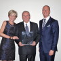 Oppy chairman, president and CEO John Anderson is flanked by his wife Jo-Anne and son Ryan at the March 1 gala event in Toronto where Anderson accepted his Canada's Most Admired CEO award.