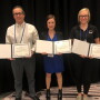 Left to right: The 2020 winners include Dr. Cesar Corzo, University of Minnesota; Dr. Beatriz Garcia Morante, University of Minnesota; and Dr. Brandi Burton, Suidae Health & Production.