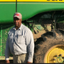 Mr. Conyer in front of Deere