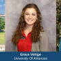 Madeline McGarry, Grace Vehige and Macey Hurst are winners of the Sonja Hillgren Memorial Scholarship.