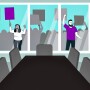 Activists in boardroom