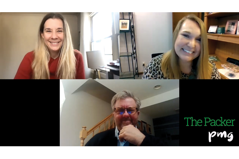 Clockwise from top left: Amy Sowder, Ashley Nickle, Tom Karst