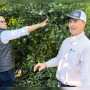 From left: Wonderful Citrus President Zak Laffite and Todd Consolascio, director, northern farming