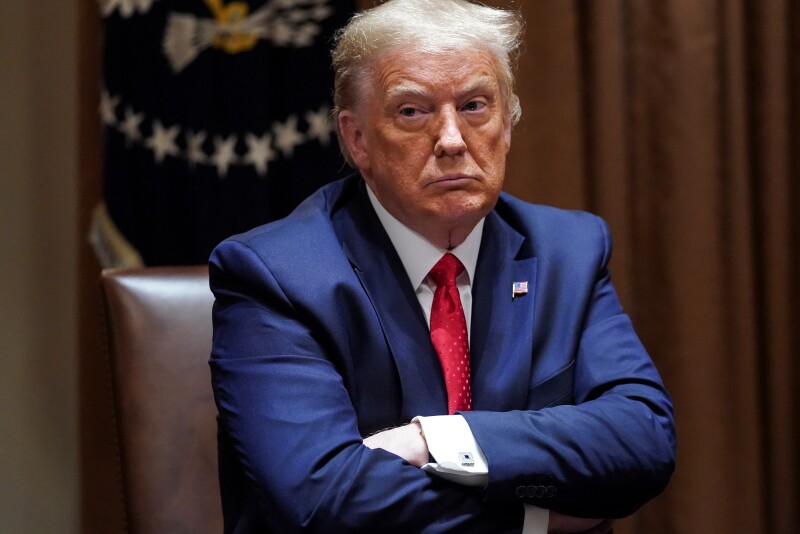 FILE PHOTO: U.S. President Donald Trump REUTERS/Kevin Lamarque