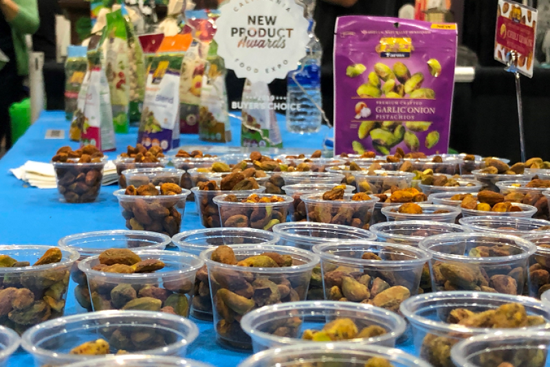 Setton Farms' Garlic Onion pistachio kernels received first place in the Buyer's Choice Award category at the California Food Expo.