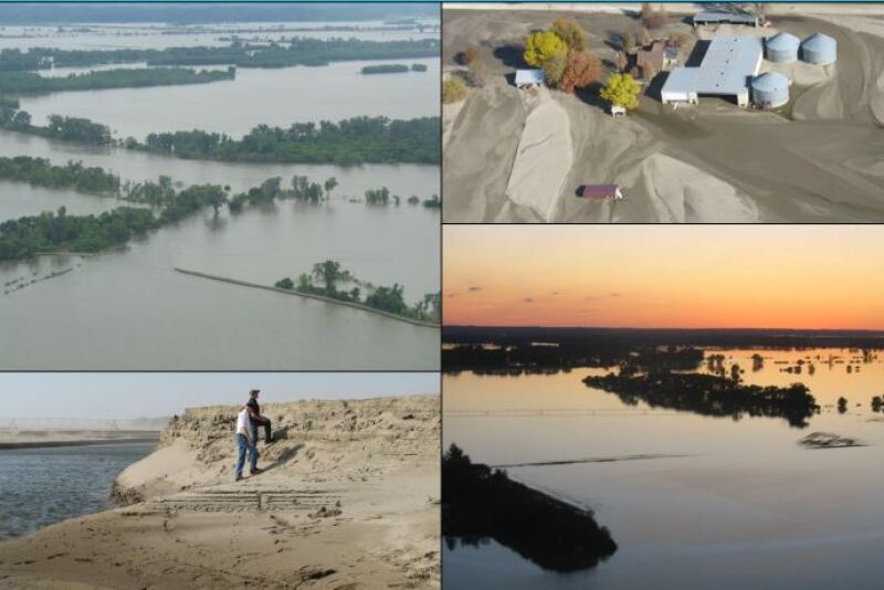 Examples of flooding in Nebraska in 2011.