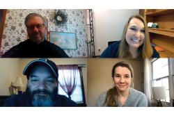 Clockwise from top left: Tom Karst, Ashley Nickle, Amy Sowder, Chris Koger