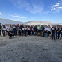 WCPE citrus greenhouse tour group shot