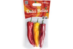 A bag of Dolci Belles organic Italian sweet peppers from Wholesum