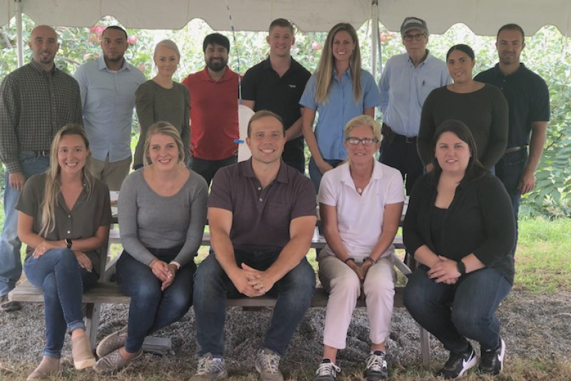 The Eastern Produce Council's 2019 Leadership Program members toured a New Jersey farm.