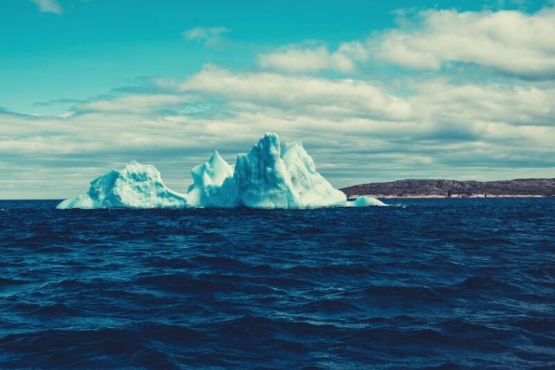 Iceberg in the ocean