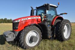This 2021 Massey Ferguson 8735S with 190 hours sold on Nov. 9 at a Newton, KS sale for the highest price ever on this model