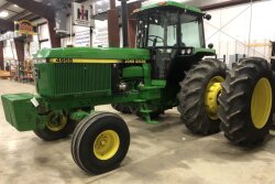 This low-hour 1990 John Deere 4955 is for sale on Dec. 11