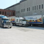 trucks docked