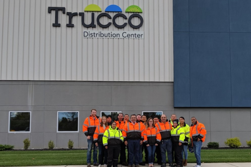 The Trucco team celebrates the new kiwifruit facility in Vineland, N.J.