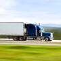 Truck on highway