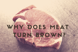Pork with brown overlay illustration
