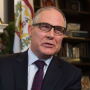 In this Jan. 4, 2017, file photo, Environmental Protection Agency (EPA) Administrator-designate Scott Pruitt answer a reporter's question during his meeting with Sen. Shelley Moore Capito, R-W.Va., on Capitol Hill in Washington.