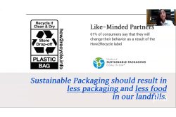 A Produce Marketing Association Foodservice: Delivered panel on July 20 discussed sustainable packaging including recycling efforts.
