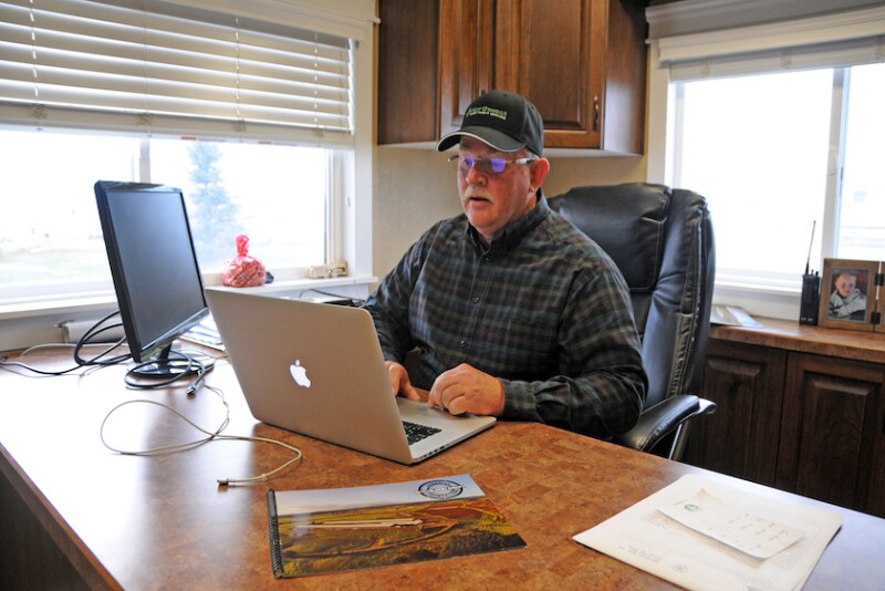 Dairy farmer Steve Whitesides