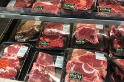 Beef at a grocery store. 
