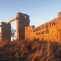 Entrance to T. Boone Pickens ranch