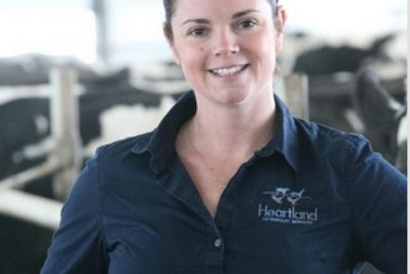 Dr. Kelly Barratt received the AABP Bovine Practitioner of the Year award during the conference. She is the first woman to receive the honor.