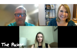 Clockwise from top left: Tom Karst, Ashley Nickle, Amy Sowder