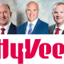 supermarket executives: Randy Edeker (left to right), Aaron Wiese and Jeremy Gosch