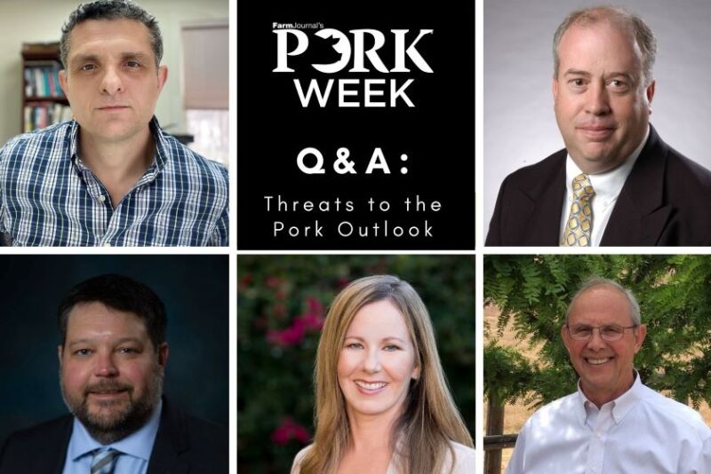 PORK Week Economists Altin Kalo, Scott Brown, Nathan Losey, Christine McCracken and John Nalivka