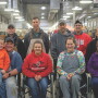 Horeshoe Hill Brown Swiss in Watertown, Wis., and Mapleton Valley Farms Milking Shorthorns in Oconomowoc, Wis., string their cows together at Expo. 
