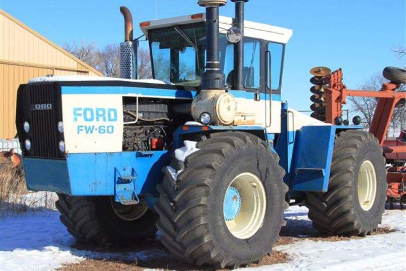This tractor sold at a farm auction in Nebraska.