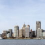 Part of the Detroit skyline