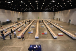This is what 2,209 pies look like.