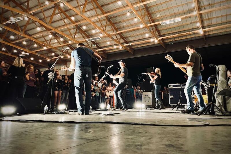 Easton Corbin performs at the live #FarmON benefit concert in Colby, Kansas in August. You can catch some of the live concert Monday, Sept 20 at 7 p.m. Central, as the benefit concert raises money for National FFA Organization.