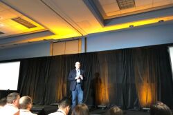 Author Joe Waters spoke about partnerships between for-profit companies and non-profit causes at the Southeast Produce Council’s Southern Exposure conference on Feb. 28.