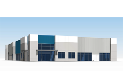 An artist’s rendering of Compac's new service center in Visalia
