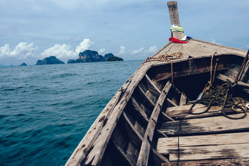 Tipped Boat Canva