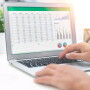 budget on laptop