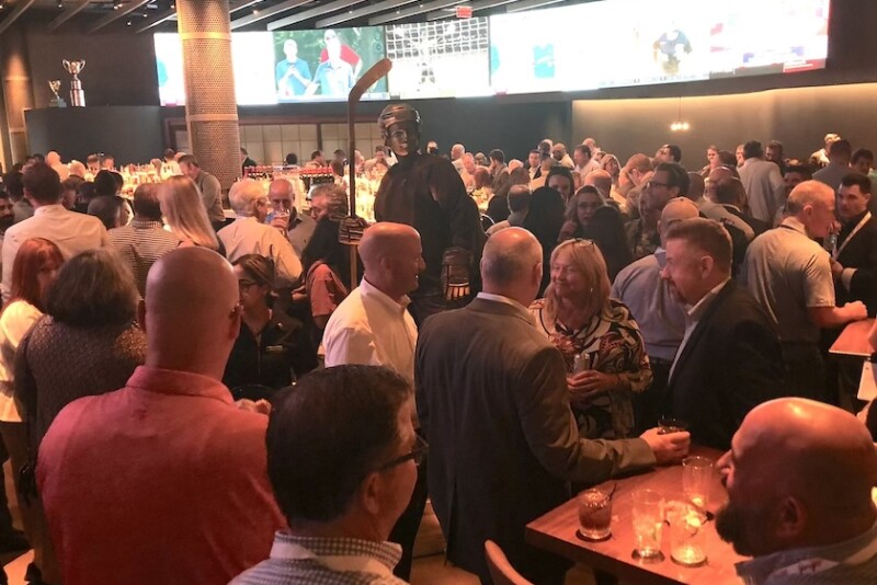 nepc crowd at sports bar