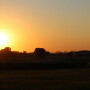 Sunset on the farm