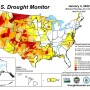 National Drought Monitor Map, January 6, 2022