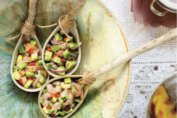 Avocados from Peru ceviche sampler