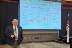 Steve Meyer at Illinois Pork Expo 